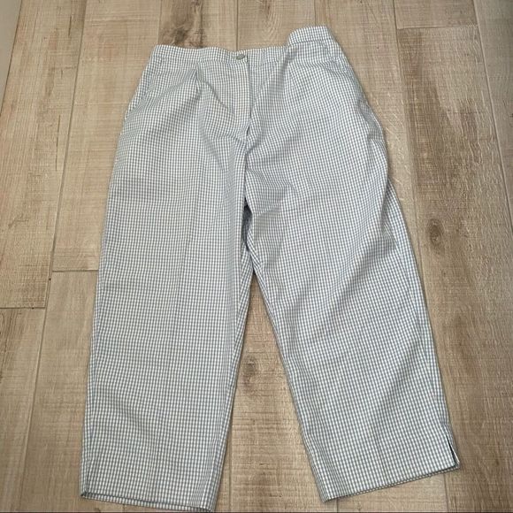 Tail Sz 6 Golf Pants Checked Cropped Pockets - Picture 1 of 5